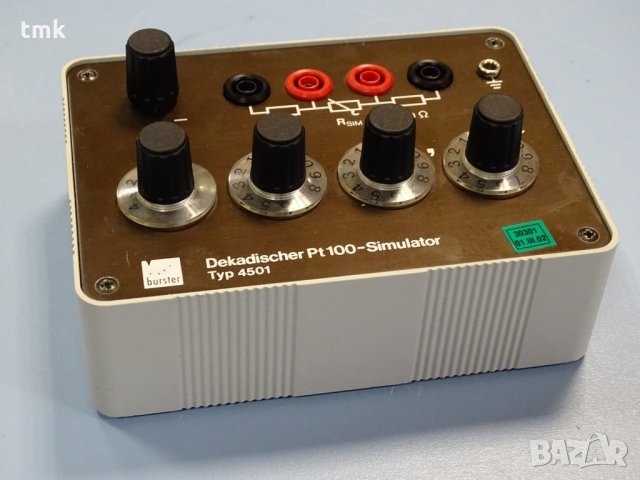 симулатор Bursher Decadischer Pt 100 - Simulator 4501