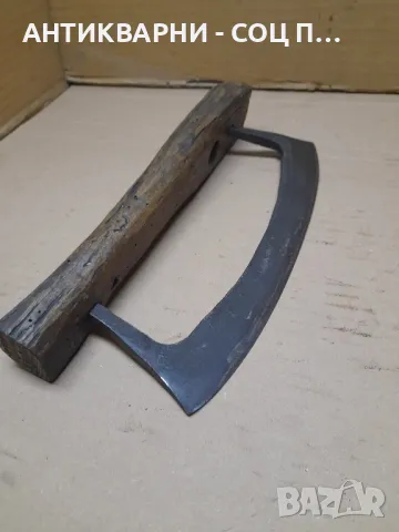Стар Ръчно Кован Кожарски Нож., снимка 3 - Антикварни и старинни предмети - 47868963