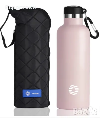 Fjbottle FEIJIAN FJbottle Вакуумно изолирана бутилка за вода от неръждаема стомана 750/1000 мл, снимка 2 - Спортна екипировка - 48654066