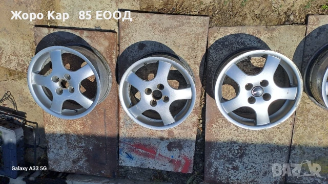 Джанти BORBET / БОРБЕТ 15 цола, 4х100, снимка 11 - Гуми и джанти - 50684037