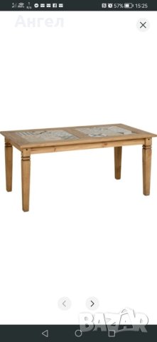 Комплект дървена маса и 6 стола нов внос от Англия , снимка 4 - Маси - 50730980