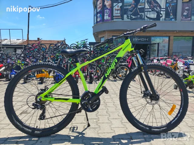 Промо велосипед 27.5" Passati NINJA жълт, снимка 12 - Велосипеди - 56081046