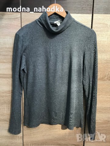 Изчистено сиво дамско поло H&M