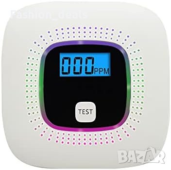 Нова Аларма за въглероден оксид с цифров дисплей сменяема батерия