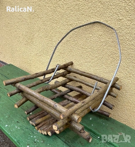 Ръчно изработена дървена стойка за саксия, снимка 5 - Декорация за дома - 53368881