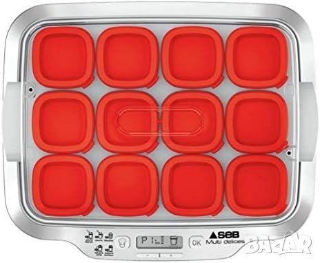 Уред за приготвяне на кисело мляко С липси SEB (Tefal) Multi Délices Express Yoghurt Maker, снимка 4 - Други - 42455829