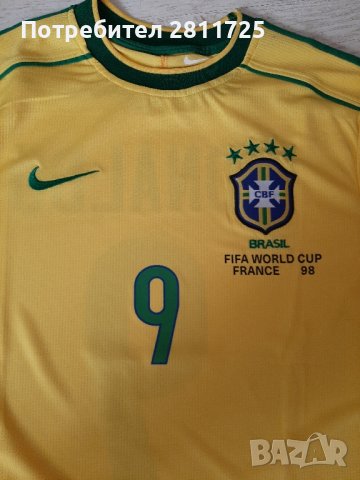 Тениска Роналдо Феномена Бразилия , снимка 2 - Футбол - 42139084