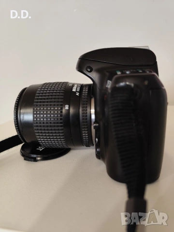 Nikon F50 с обектив , снимка 3 - Фотоапарати - 53241470