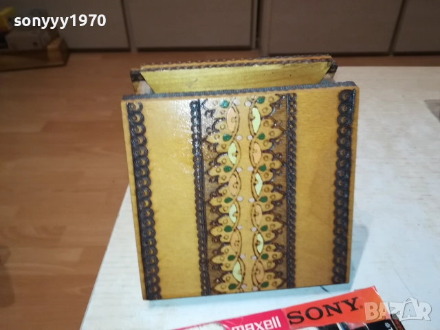 ЦИГАРЕТНИК ОТ СОЦА-ДЪРВЕНА КУТИЯ 2410251746, снимка 8 - Антикварни и старинни предмети - 52169935