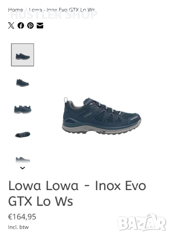 Туристически обувки LOWA INNOX EVO GORE-TEX.Номер 37.5, снимка 9 - Други - 52381747