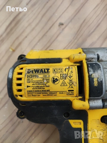 Винтоверт Dewalt dcd 996, снимка 3 - Винтоверти - 53333803