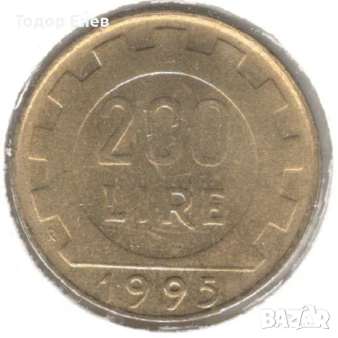 Italy-200 Lire-1995 R-KM#105, снимка 2 - Нумизматика и бонистика - 56037124