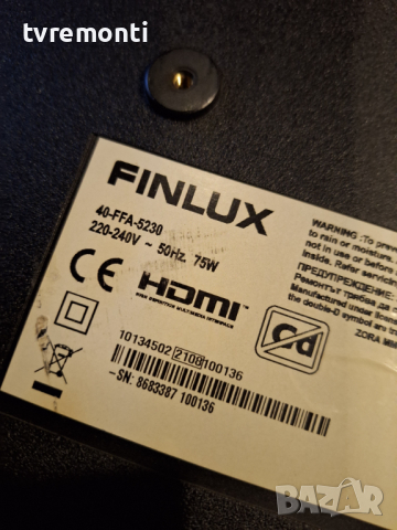 Main board 17MB171 for 40inc for Finlux 40-FFA-5230 DISPLAY VES400UNDS-2D-N41, снимка 8 - Части и Платки - 44534602