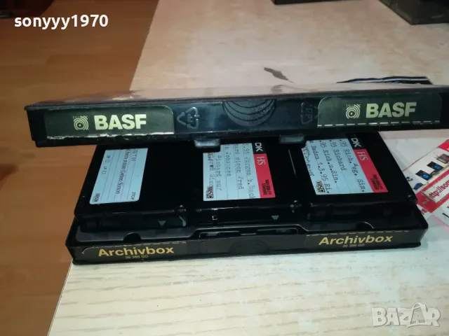 TDK BASF VIDEO VHS C TAPE X3 ВНОС GERMANY 2112241203, снимка 3 - Други жанрове - 48423615