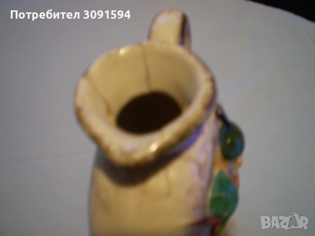 Винтидж декантер Goebel, керамична бутилка  , момче, целелува момичеуващо момиче, снимка 11 - Антикварни и старинни предмети - 53100353