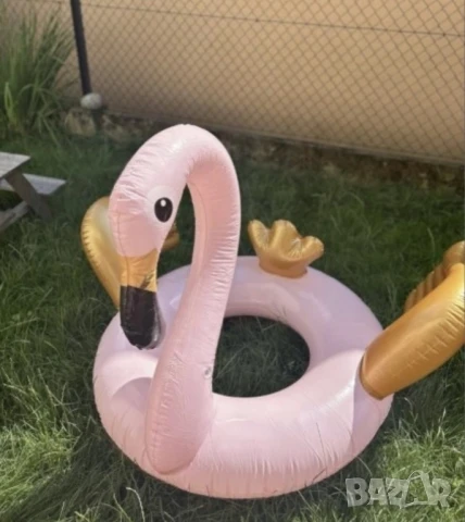 Надуваемо фламинго, gold - 115см, снимка 2 - Други стоки за дома - 50739373