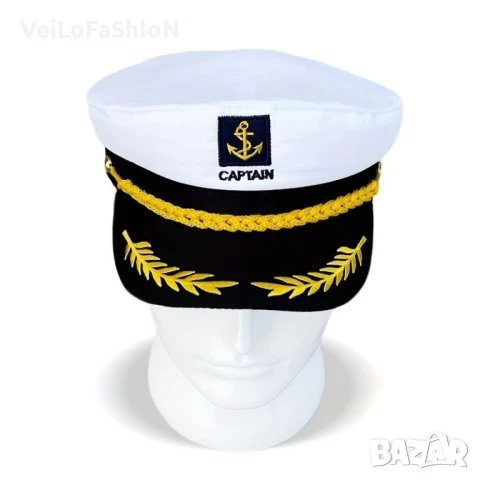 Нова капитанска шапка Captain с Котва , снимка 2 - Шапки - 51030167