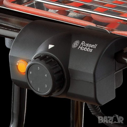 Скара 2 в 1 Russell Hobbs 20950-56, регулируем термостат, 2000W, снимка 4 - Скари - 41444763