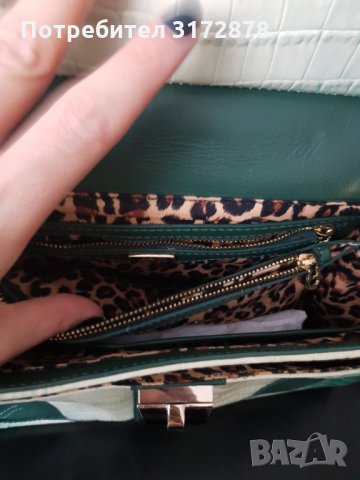 Кожена чанта Aigner, снимка 9 - Чанти - 36010770