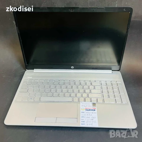 Лаптоп HP 15-DW0012NU 15,6 Инча, снимка 2 - Лаптопи за работа - 51363128