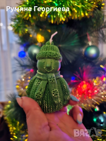 Продавам ръчно изработени коледни свещи, снимка 11 - Ръчно изработени сувенири - 52247460