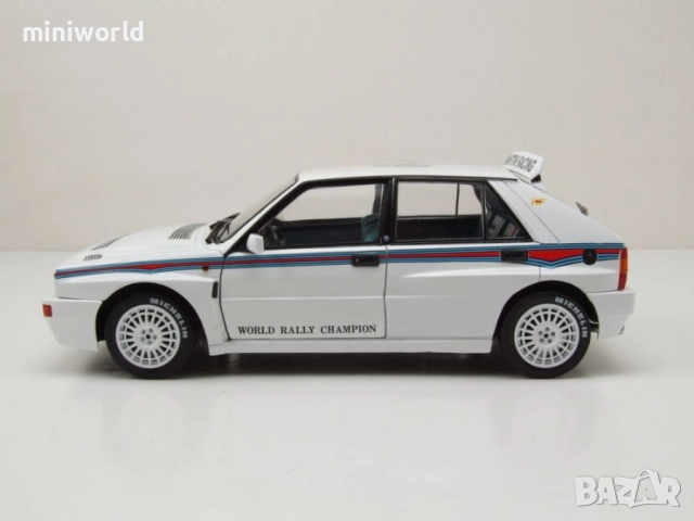 Lancia Delta HF Integrale Evo 1 Martini 6 1992 - мащаб 1:18 на Solido моделът е нов в кутия, снимка 8 - Колекции - 52153136