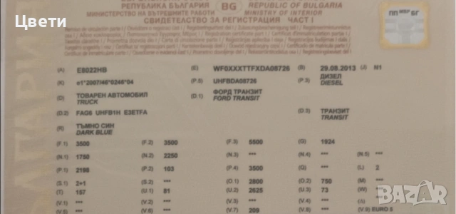 Форд Транзит 2013г, снимка 4 - Бусове и автобуси - 53837230