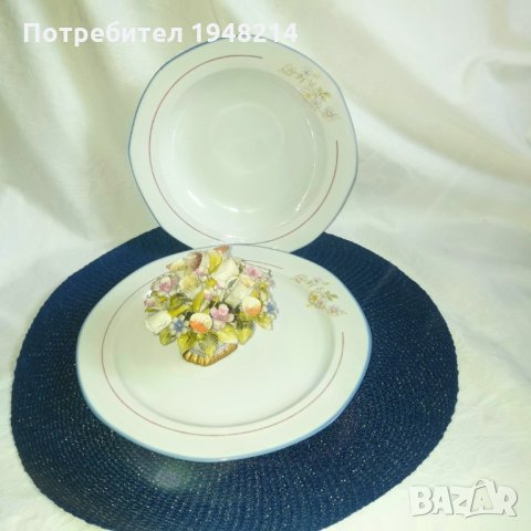 Чинии костен порцелан