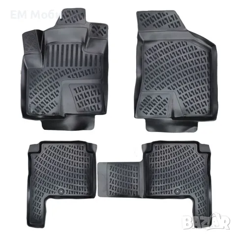 Гумени Стелки Rizline 3D тип Легени К-кт 4 части за Hyundai Santa Fe 2000 - 2018 г., снимка 2 - Аксесоари и консумативи - 48023790