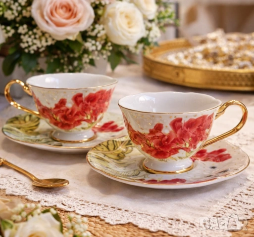  Луксозен Порцелан  за съдомиялна машина от Y o L i S a, снимка 12 - Подаръци за юбилей - 52339632