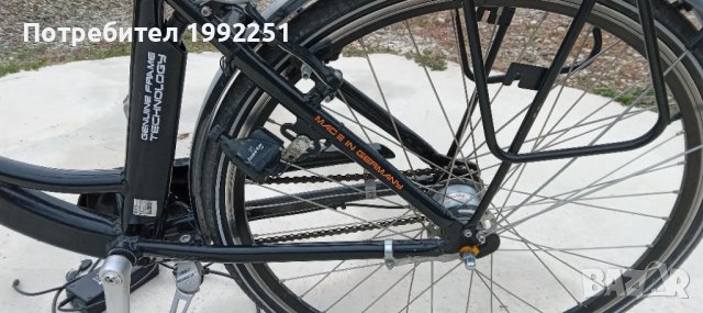   Алуминиев електрически велосипед CYCO E-Bike. 28цола. 7 скорости. 36 волта. 250W мощност на мотора, снимка 5 - Велосипеди - 42615092