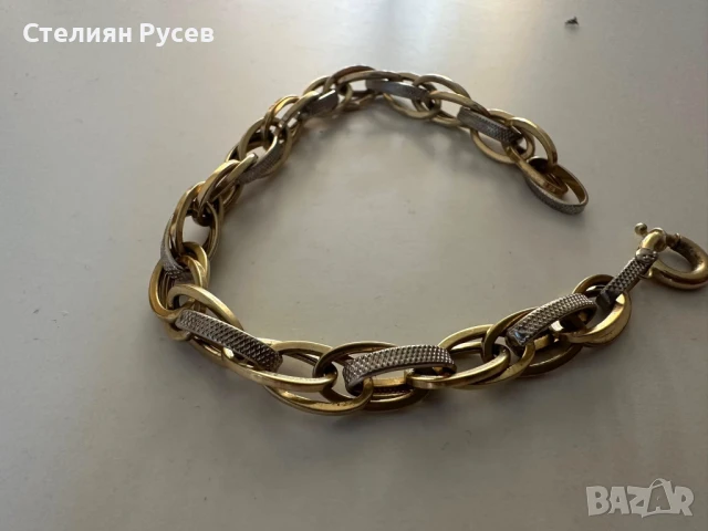  7.52гр 20см златна гривна/ златно колие / синджир / ланец / злато / GOLD 585 / 14 карата , снимка 3 - Гривни - 50945241