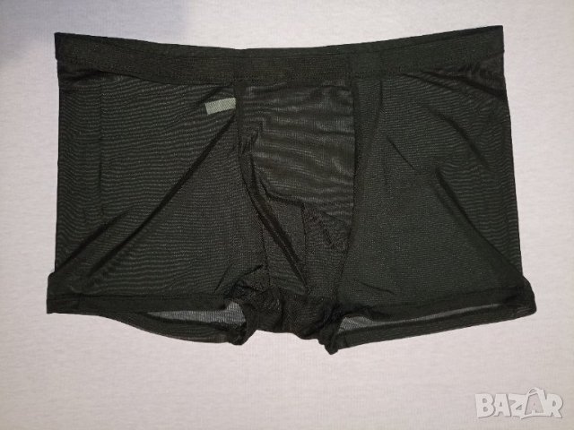 Нови секси  мъжки прозрачни боксерки в три цвята L, XL, снимка 10 - Бельо - 41227917