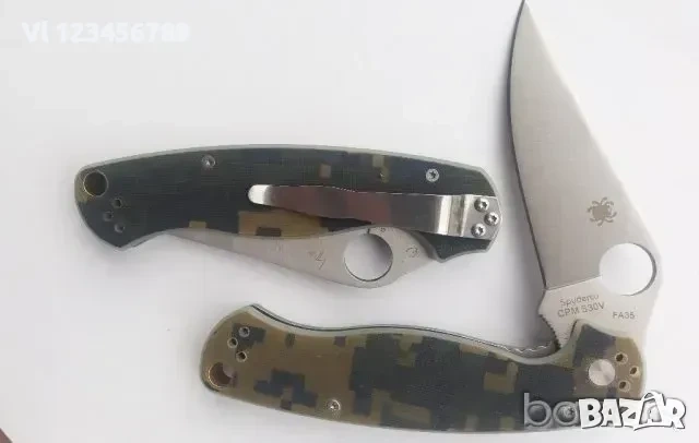 Сгъваем нож Spyderco CPM-S30V - FA35, 80х210мм, снимка 3 - Ножове - 53841181