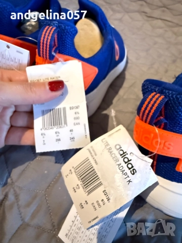 Маратонки Adidas cloudfoam, снимка 4 - Детски маратонки - 52979050
