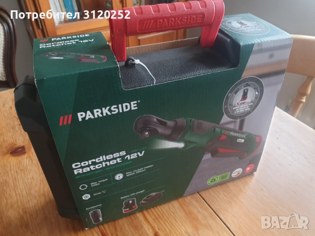 12V Тресчотка Parkside Нова Акумулаторна Тресчотка , снимка 2 - Винтоверти - 52204657
