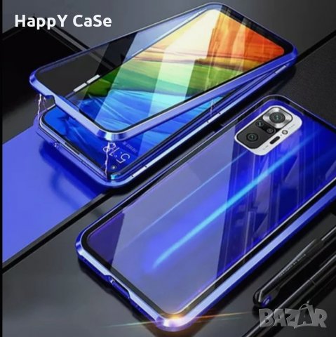 Двоен 360 градуса магнитен кейс калъф за Xiaomi Poco X3 / Pro / M3 Pro / M3, снимка 3 - Калъфи, кейсове - 34111206