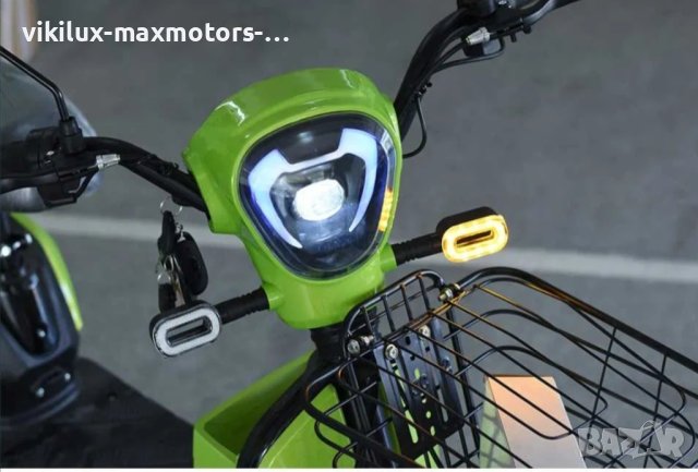 Електрически скутер с двойна седалка EBZ14, 14" гуми, 500W, 48V GREEN, снимка 5 - Мотоциклети и мототехника - 42002997