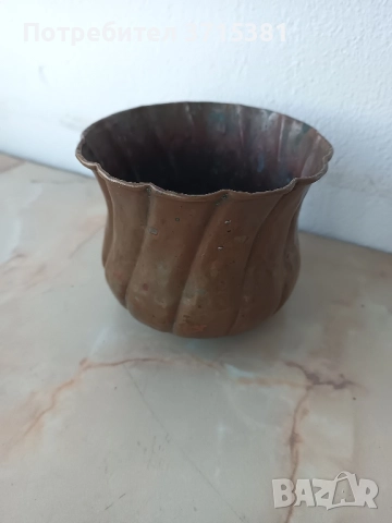 Медна кашпа , снимка 5 - Саксии и кашпи - 52108966