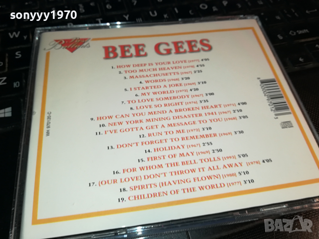 SOLD OUT-BEE GEES CD 0603240752, снимка 8 - CD дискове - 44628960