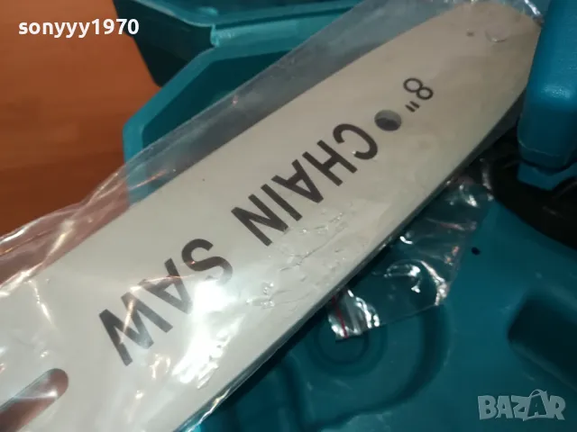 JMK-ГОЛЯМА РЕЗАЧКА 8 ИНЧА С 2 БАТЕРИИ И ЗАРЯДНО 0204251915, снимка 8 - Градинска техника - 49743158