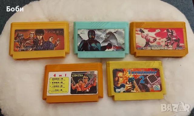 Стари Редки Дискети Нинтендо Видеоигри Телевизионна Игра 5бр.