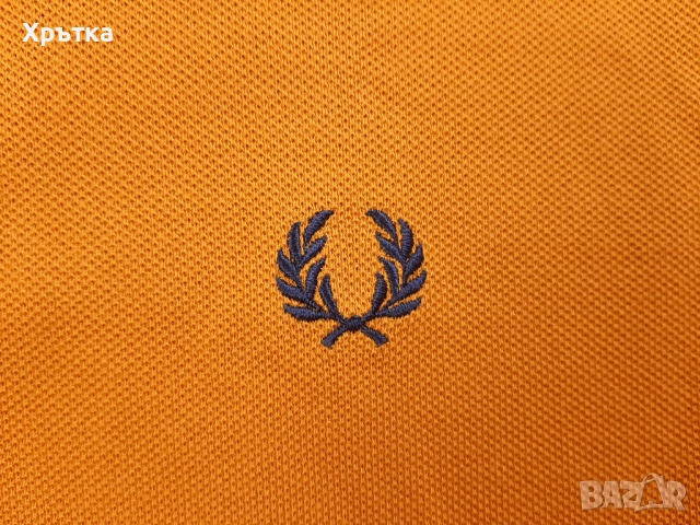 Fred Perry - Оригинална мъжка тениска с яка размер S, снимка 6 - Тениски - 53638184