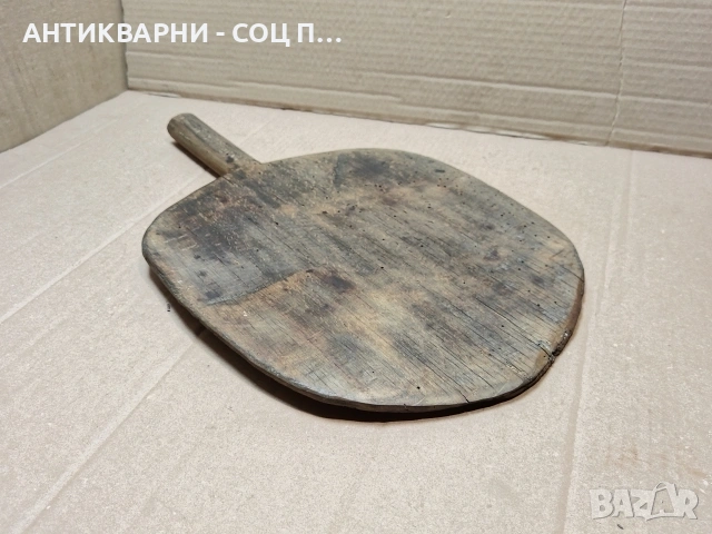 Стара Ръчно Изработена Дървена Лопата За Пещ. / НОМЕР 1598.