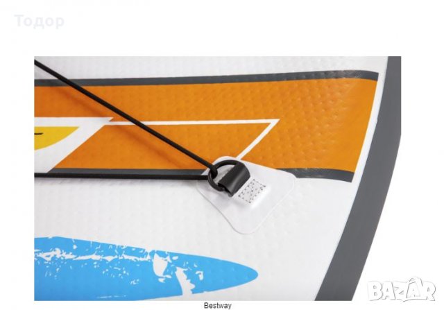 Надуваема дъска    Surf Board 305x84x12 см Bestway padle board  до120 кг se, снимка 10 - Водни спортове - 36003462