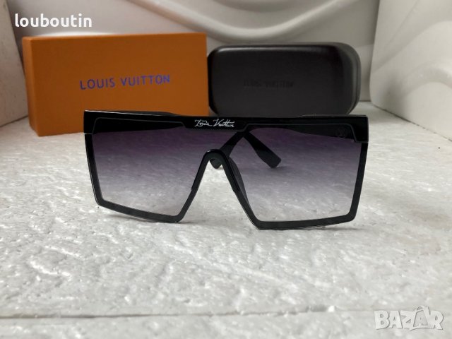 Louis Vuitton 2023 висок клас мъжки слънчеви очила маска Дамски Унисекс, снимка 3 - Слънчеви и диоптрични очила - 39000215