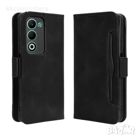 Oppo A5 5G / A5 4G кожен портфейл калъф с джобове за карти – 5 цвята, снимка 5 - Резервни части за телефони - 51607270