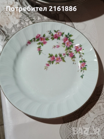 Български порцеланови чинии , снимка 6 - Чинии - 52513928