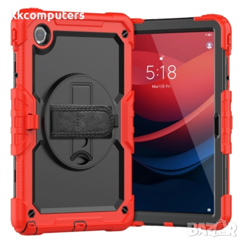 Lenovo Tab M11 /Xiaoxin Pad 2024 Silicone Hybrid PC Tablet Case /Shoulder Strap Удароустойчив Калъф , снимка 6 - Калъфи, кейсове - 52964186