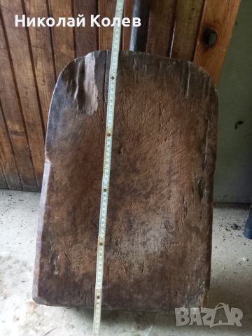 Дървен плот с дръжка за обработка на месо, снимка 3 - Антикварни и старинни предмети - 42259118